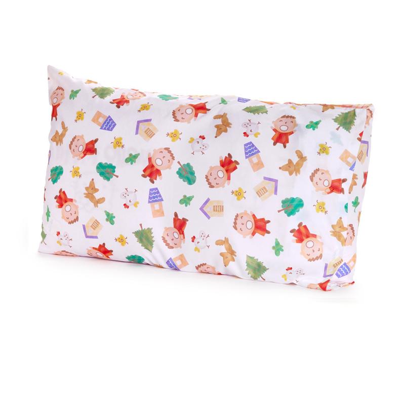 Sanrio Minna No Tabocase (Orange Plaid Series) Sanrio Characters Pillow  USA |  CTDPJ-8150