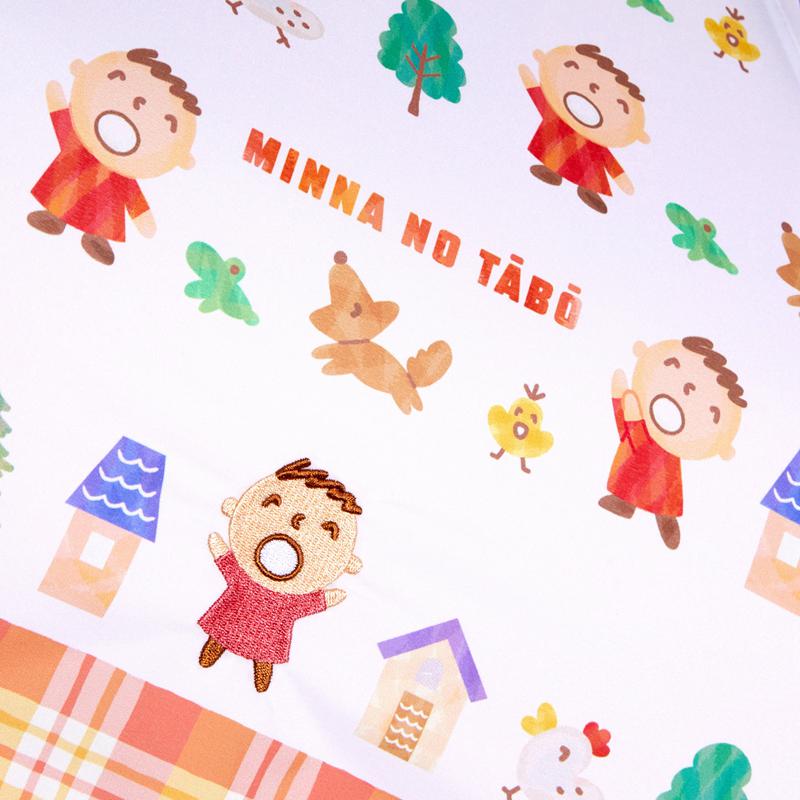 Sanrio Minna no Tabo Travel Umbrella (Orange Plaid Series) Sanrio Characters Umbrella  USA |  XLZGW-2867