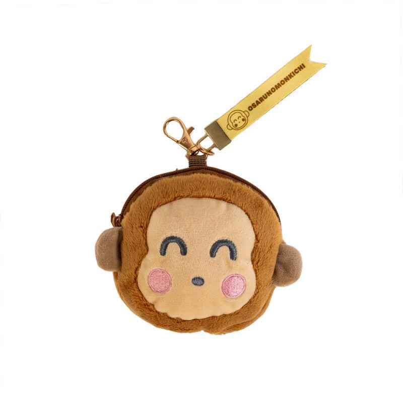Sanrio Monkichi Plush Mini Zip Bags Pouch  USA |  FXEMT-5236