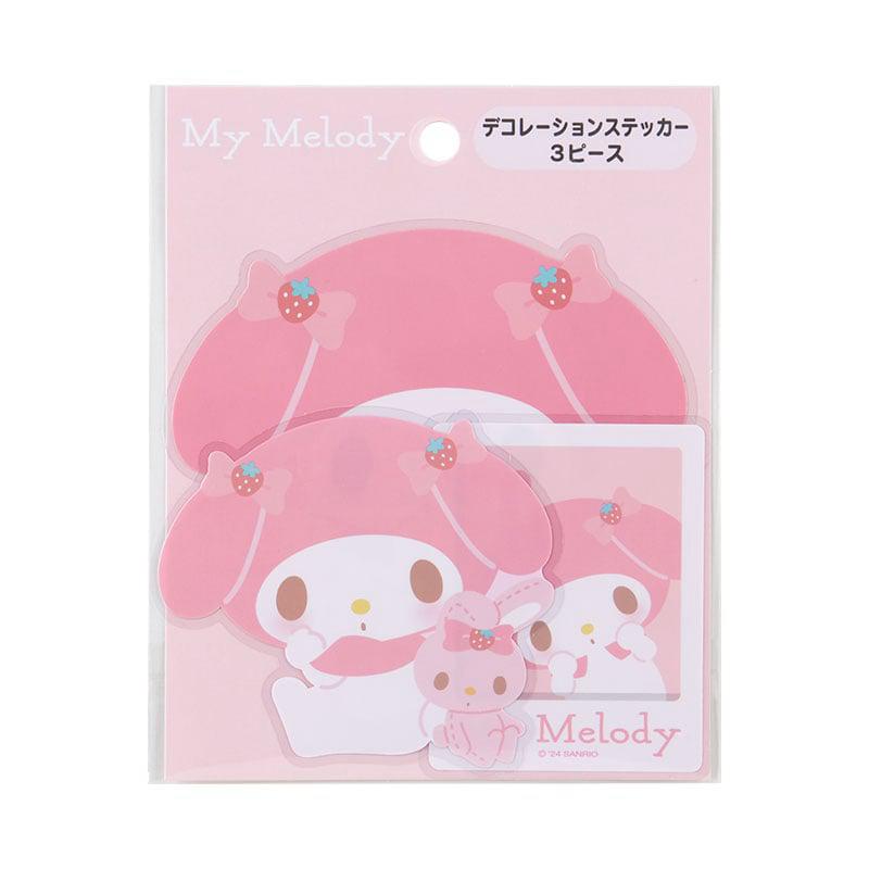 Sanrio My Melody 3-pc Dress Your Tech Sanrio Characters Sticker Set  USA |  LTWQX-5836