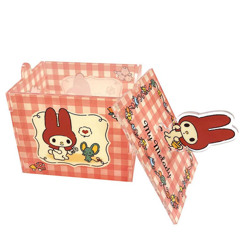 Sanrio My Melody Acrylic (Red Classic Gingham Series) Sanrio Characters Storage Case  USA |  XJQOZ-5702