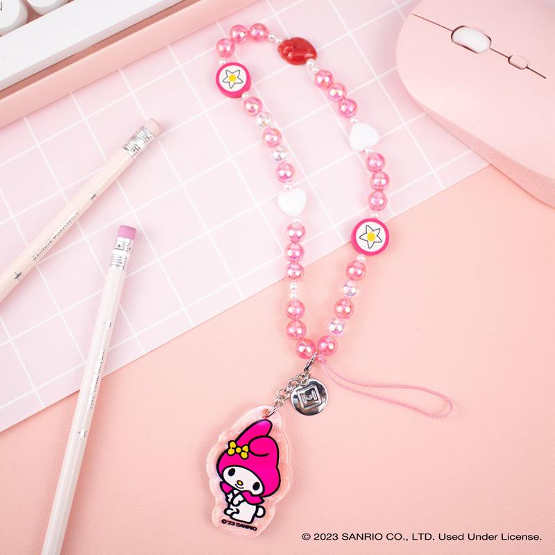 Sanrio My Melody Beaded Charm Mobile Phone Accessories Wrist Straps  USA |  PKTFS-0437