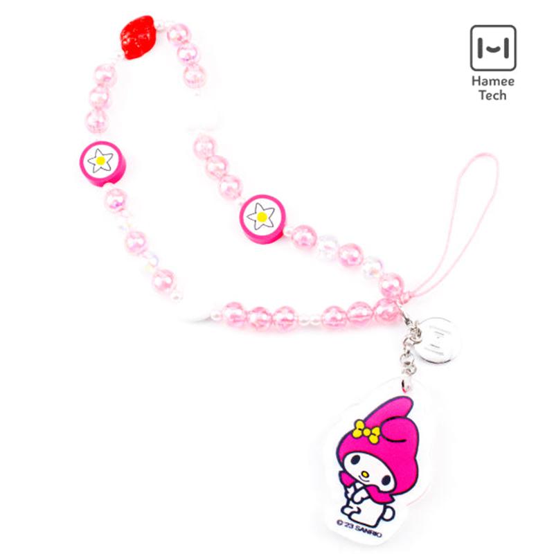 Sanrio My Melody Beaded Charm Mobile Phone Sanrio Characters Wrist Straps  USA |  URGKC-3562