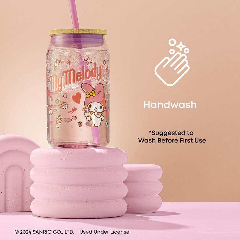 Sanrio My Melody Favorite Flavor Lidded Sanrio Characters Tumbler  USA |  GKAFS-6183