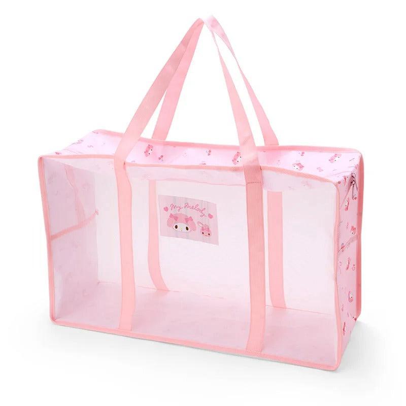 Sanrio My Melody Mesh Storage (Large) Sanrio Characters Tote  USA |  XPSEV-6392