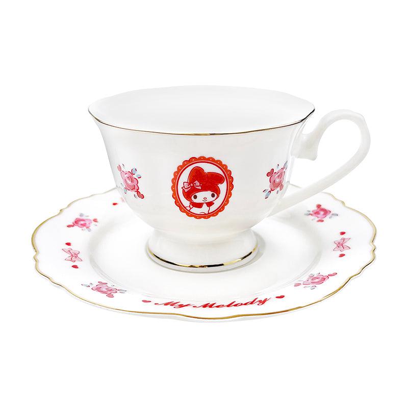Sanrio My Melody Tea and Saucer Set (Classic Corduroy Series) Sanrio Characters Set Trio  USA |  ICRBP-7156