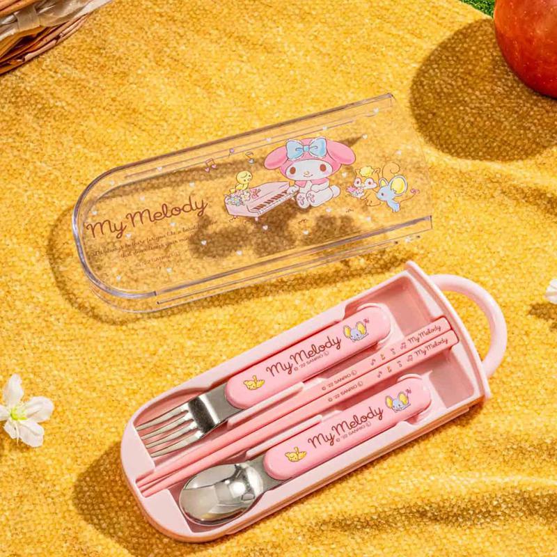 Sanrio My Melody Utensil Set Trio Sanrio Characters Bobblehead  USA |  ZCOXF-1046