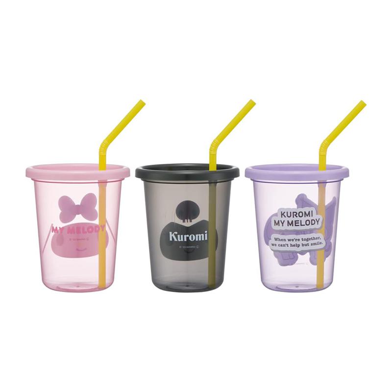 Sanrio My Melody & Kuromi Complete 3pc Set Sanrio Characters Tumbler  USA |  RVAHX-0618
