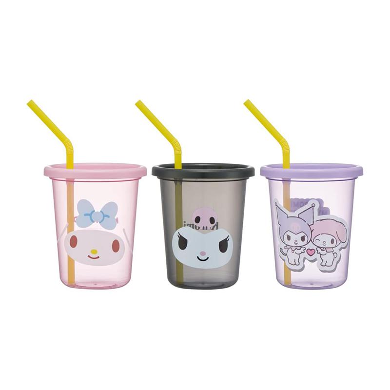 Sanrio My Melody & Kuromi Complete 3pc Set Sanrio Characters Tumbler  USA |  RVAHX-0618