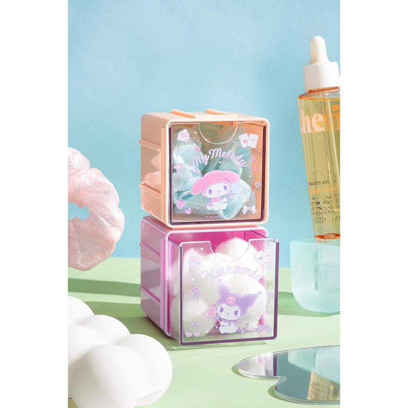 Sanrio My Melody & Kuromi Cubic Storages (Set of 2) Sanrio Characters Containers  USA |  YUAHI-8930