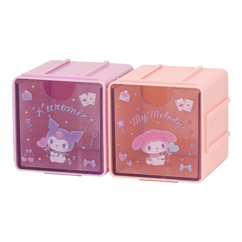 Sanrio My Melody & Kuromi Cubic Storages (Set of 2) Sanrio Characters Containers  USA |  YUAHI-8930
