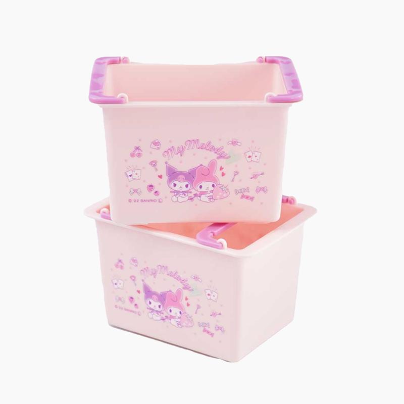 Sanrio My Melody & Kuromi Stackable Minis (Set of 2) Sanrio Characters Basket  USA |  RIXCT-3918