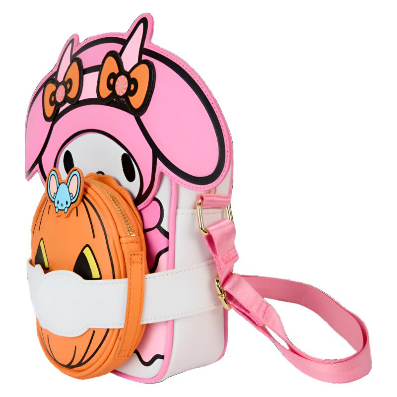 Sanrio My Melody x Loungefly Pumpkin Crossbuddies Sanrio Characters Crossbody Bag  USA |  KTBOP-3045