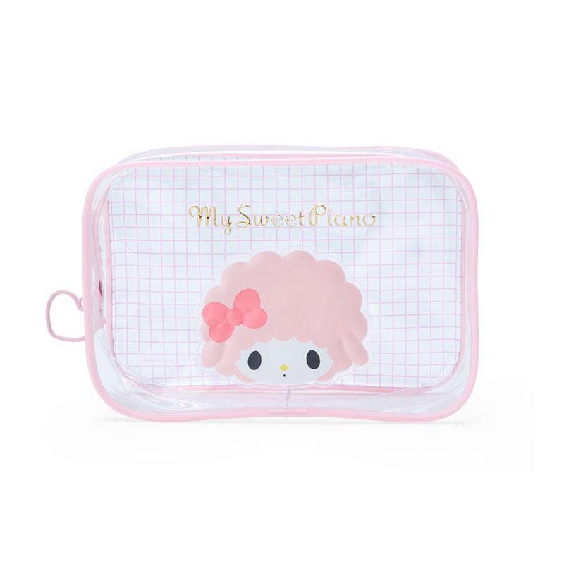 Sanrio My Sweet Piano Clear Grid Zipper Sanrio Characters Pouch  USA |  TPRCX-0635