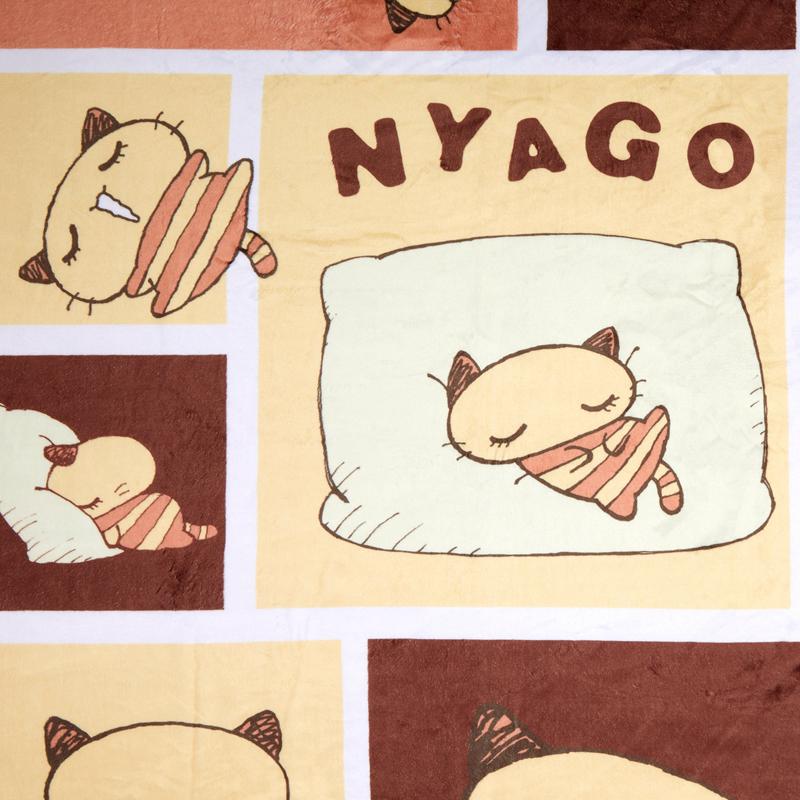 Sanrio Nyago Lazy Day Throw Sanrio Characters Blanket  USA |  QVLSD-5093