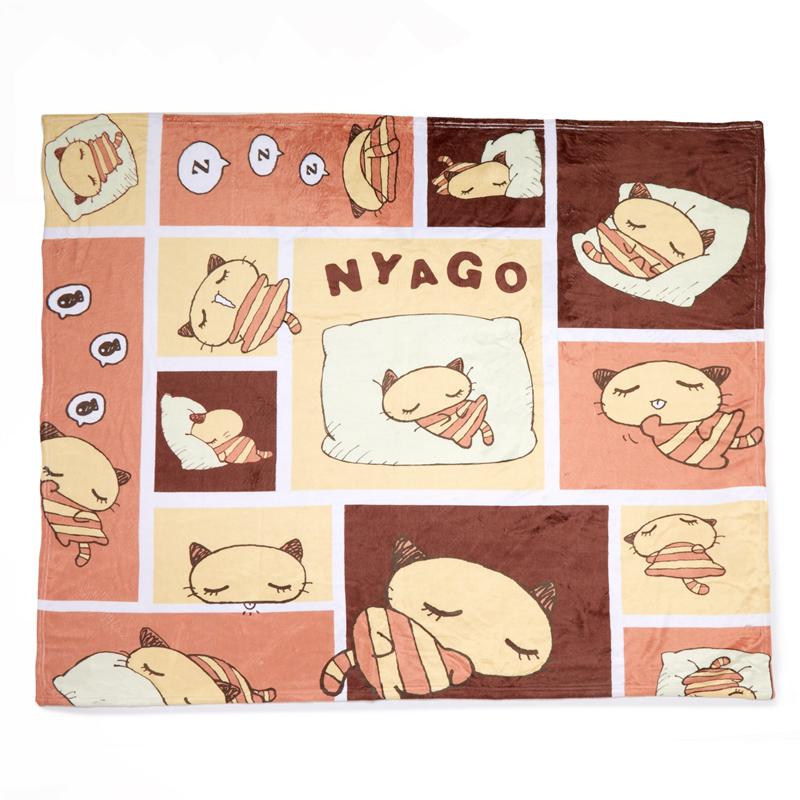 Sanrio Nyago Lazy Day Throw Sanrio Characters Blanket  USA |  QVLSD-5093