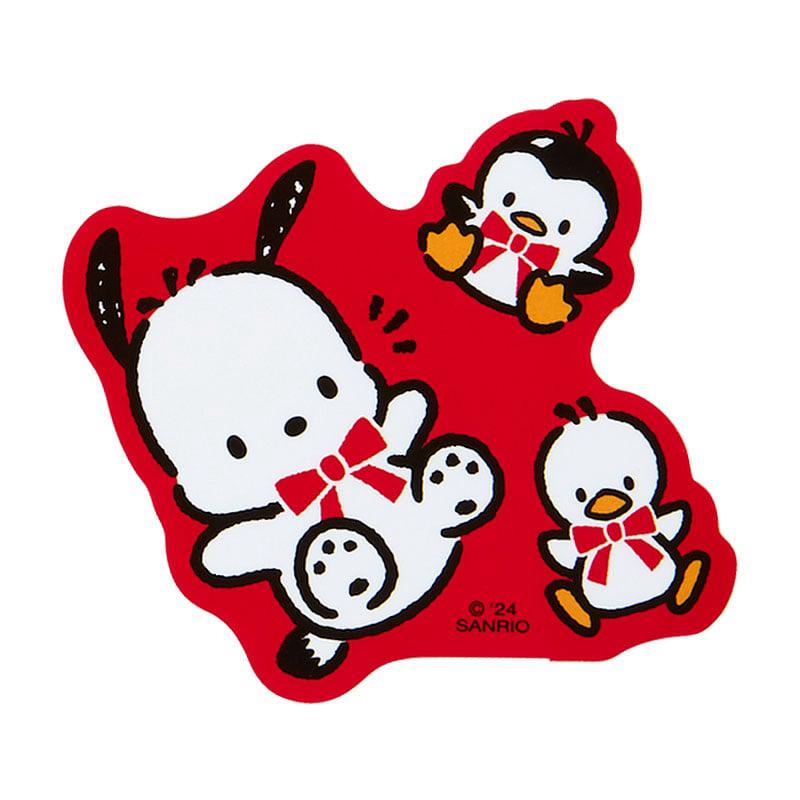 Sanrio Pochacco 10-pc (35th Anniversary Red Ribbon Series) Sanrio Characters Sticker Pack  USA |  IDOSB-4369