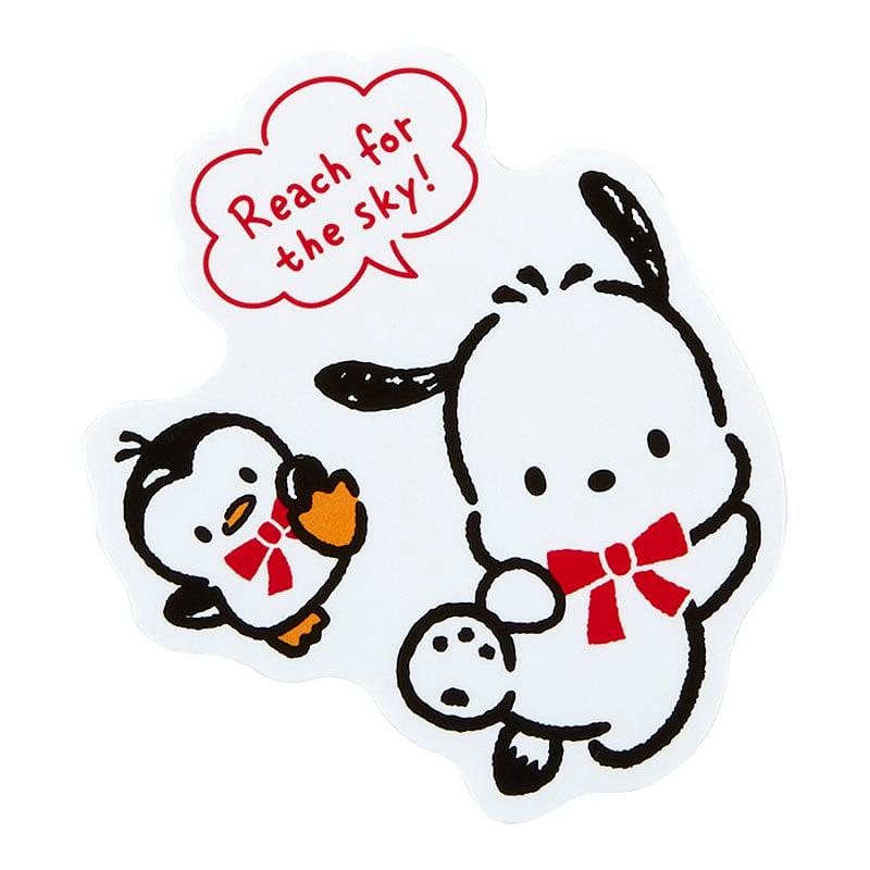 Sanrio Pochacco 10-pc (35th Anniversary Red Ribbon Series) Sanrio Characters Sticker Pack  USA |  IDOSB-4369