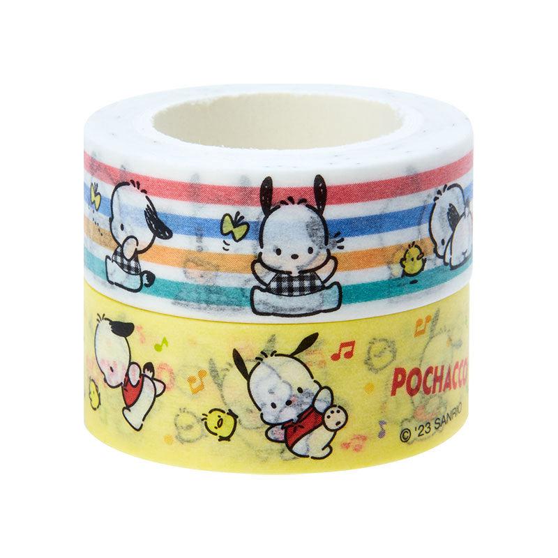 Sanrio Pochacco 2-Piece Washi Tape Set Sanrio Characters Tape Set  USA |  UAJIK-0574