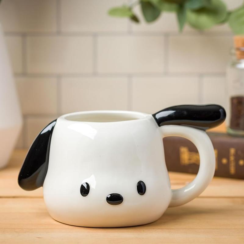 Sanrio Pochacco Face Ceramic Sculpted Sanrio Characters Mug  USA |  SVZPC-3487