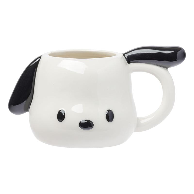 Sanrio Pochacco Face Ceramic Sculpted Sanrio Characters Mug  USA |  SVZPC-3487
