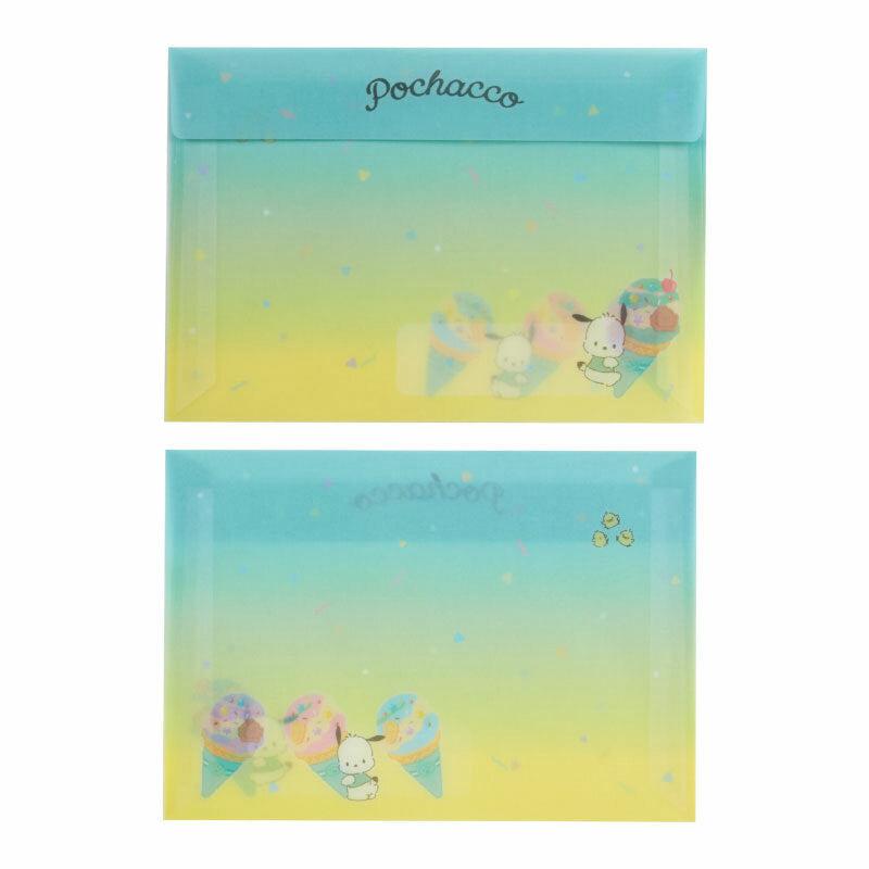 Sanrio Pochacco (Ice Cream Party Series) Sanrio Characters Letter Set  USA |  MPZVF-1783