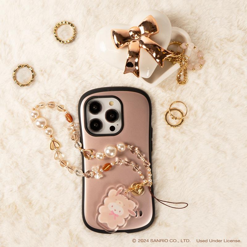 Sanrio Pochacco Latte Bear Beaded Charm Mobile Phone Sanrio Characters Wrist Straps  USA |  RQVYW-8079
