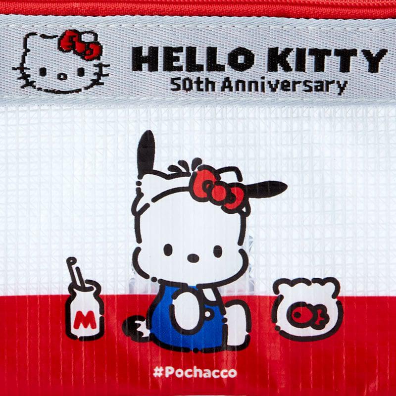 Sanrio Pochacco Mini Flat (Hello, Everyone! Series) Sanrio Characters Pouch  USA |  OCJUF-2430