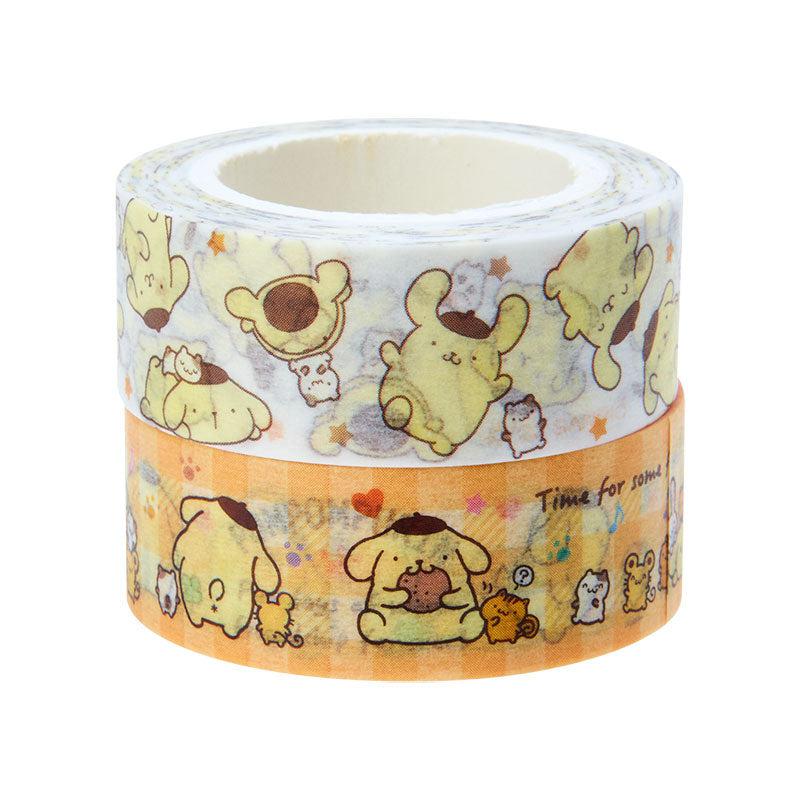 Sanrio Pompompurin 2-Piece Washi Tape Set Sanrio Characters Tape Set  USA |  OGFKW-5023