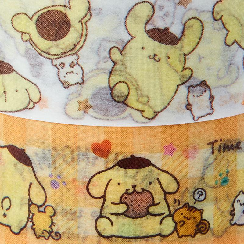 Sanrio Pompompurin 2-Piece Washi Tape Set Sanrio Characters Tape Set  USA |  OGFKW-5023