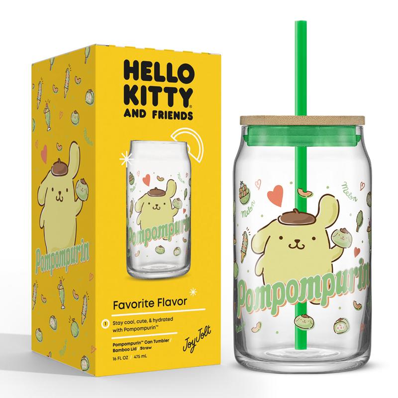 Sanrio Pompompurin Favorite Flavor Lidded Sanrio Characters Tumbler  USA |  ZXRGM-8539