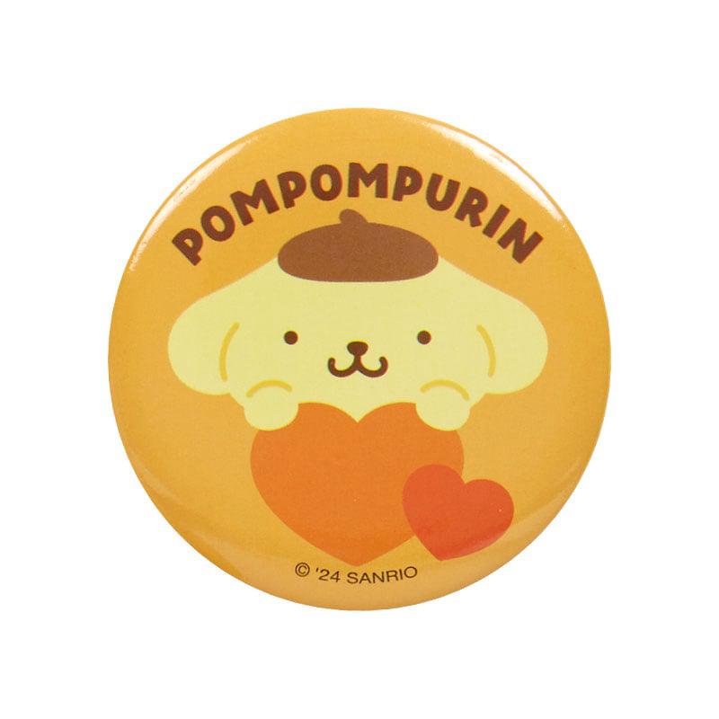 Sanrio Pompompurin Mini and Pin Set (Big Heart Series) Bags Pouch  USA |  SYEZQ-2657