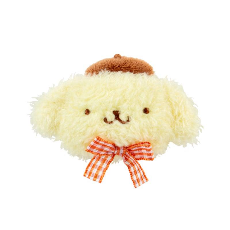 Sanrio Pompompurin Plush Hair (Gingham Bow) Accessories Clip  USA |  LJGAH-7043