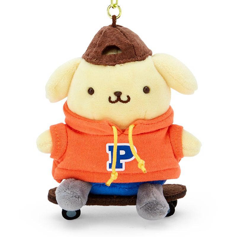 Sanrio Pompompurin Plush Mascot (Sk8r Squad Series) Sanrio Characters Keychain  USA |  PYZUS-5623