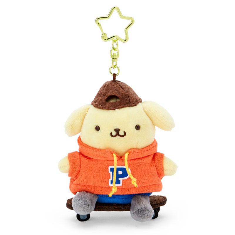 Sanrio Pompompurin Plush Mascot (Sk8r Squad Series) Sanrio Characters Keychain  USA |  PYZUS-5623
