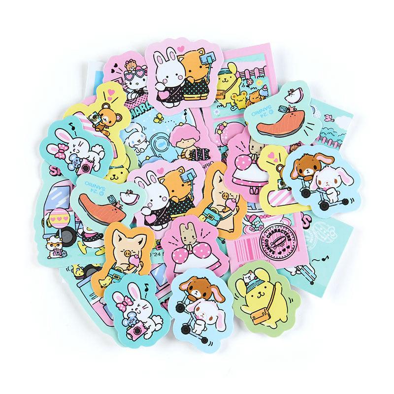 Sanrio Character 24-pc Mini (Day at the Funfair Series) Sanrio Characters Sticker Pack  USA |  YRTZB-4617