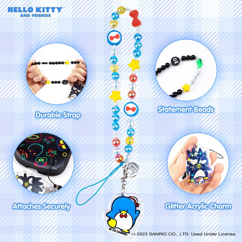 Sanrio Tuxedosam Beaded Charm Mobile Phone Sanrio Characters Wrist Straps  USA |  THJLI-6340