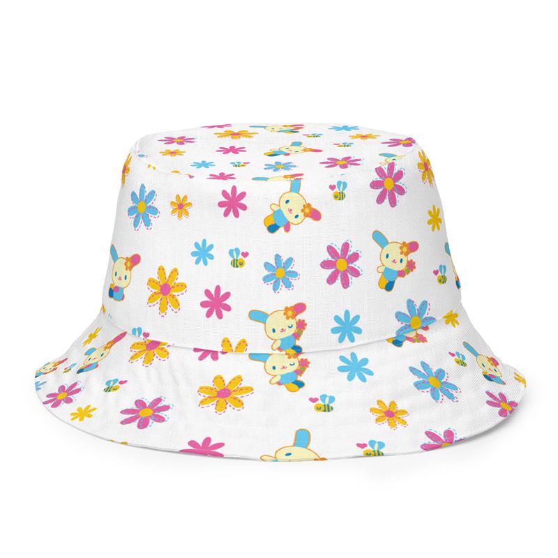 Sanrio U*SA*HA*NA Daisy Patchwork Reversible Accessories Bucket Hat  USA |  IUDKH-2748