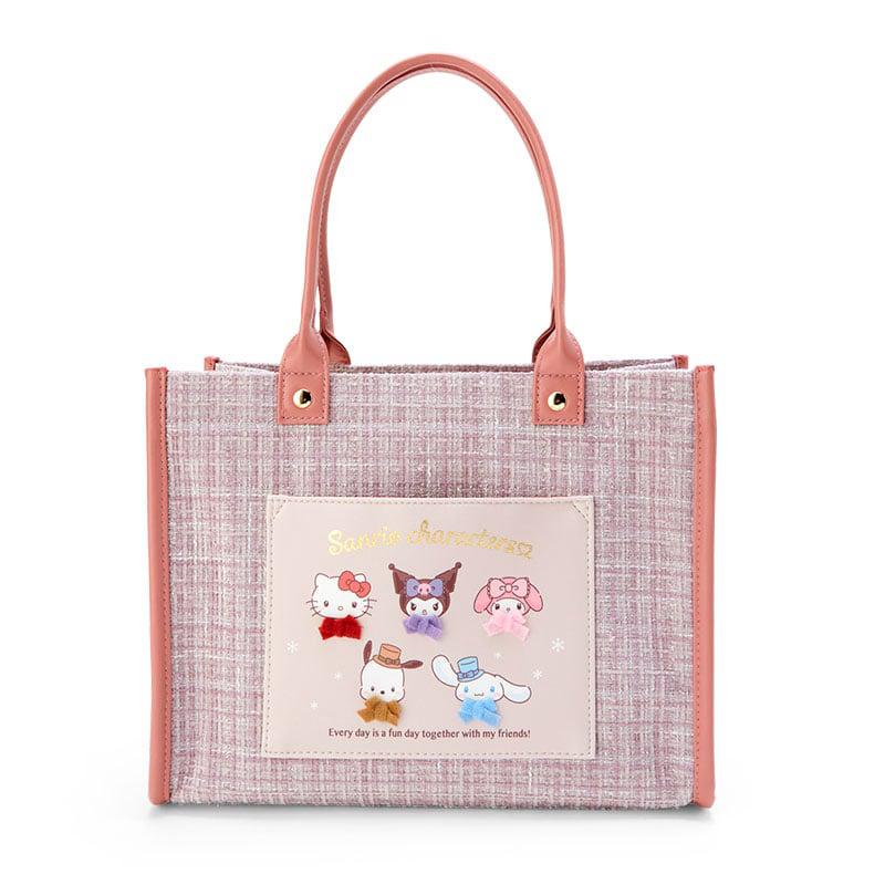 Sanrio (Winter Tweed Series) Sanrio Characters Tote  USA |  VREFT-3205